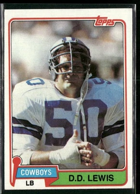 1981 Topps D.D. Lewis #134 Dallas Cowboys - Image 1 of 2