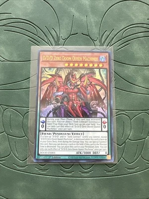 D/D/D Zero Doom Queen MachineX | Ultra Rare | DOOD-EN003 | Yu-Gi-Oh! | Near Mint - Image 1 of 3