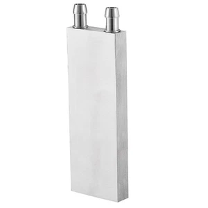 Alluminio Acqua Raffreddamento Blocco 40x120mm Lucidato Dissipatore con Ugello - Foto 1 di 3