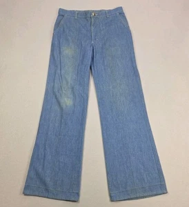 Vintage Separate-Lees by Lee Mens Pants Size 32 Fits (31x31) 70s USA Made Blue - Picture 1 of 11