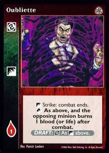 Oubliette [Third set] - VTES card - Imagen 1 de 2