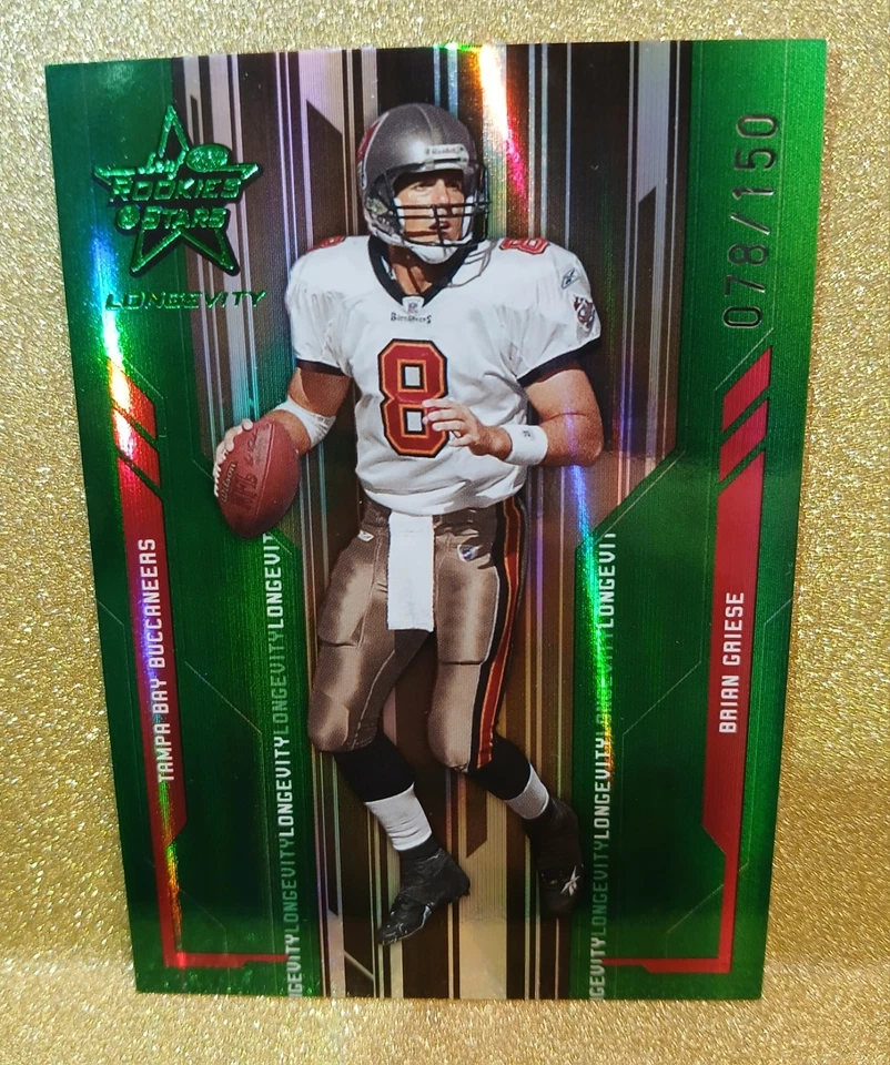 2005 Leaf Rookies & Stars Longevity #89 Emerald 078/150 BRIAN GRIESE Tampa Bay  - Image 1 of 3