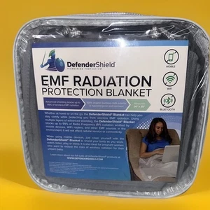DefenderShield EMF Radiation Protection Blanket Lap Throw (Small - 36" x 35") - Picture 1 of 3