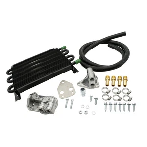 6 Pass Oil Cooler Kit, with Barbed Fittings Dunebuggy & VW - Foto 1 di 1