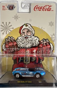 M2 Machines 1965 Shelby 427 Cobra Holiday Special CocaCola SK10 25-34 New in Pac - Picture 1 of 12