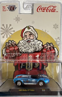 M2 Machines 1965 Shelby 427 Cobra Holiday Special CocaCola SK10 25-34 New in Pac - Image 1 of 4