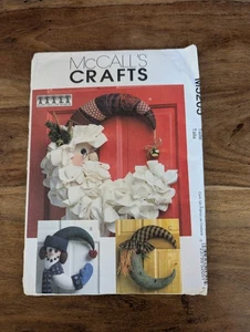 McCalls Crafts  Pattern M5205. Uncut. Hanging Decoration, Santa,Snowman & Witch - Picture 1 of 4