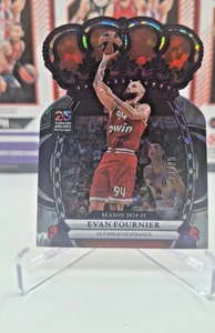 2024-25 Panini Crown Royale Euroleague Evan Fournier Crystal Purple /25 #27 - Picture 1 of 2