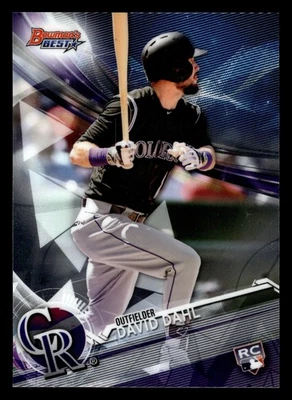 2017 Bowman's Best #11 David Dahl Colorado Rockies - Image 1 of 2