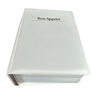 Vintage 1983 Bon Appetit Magazine Binder Full Year w/ Recipe Index Ships Quickly - Picture 1 of 18