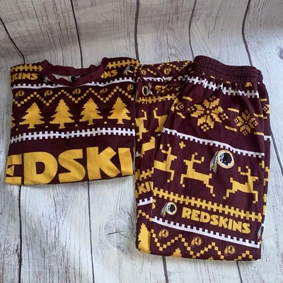 Conjunto de pijama grande L de los Washington Redskins del equipo de la NFL para hombre A10 Foto 1 de 4