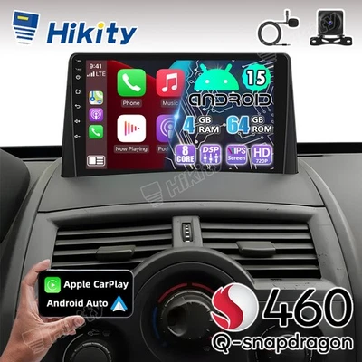 8Core 4+64GB Android 15 Autoradio für Renault Megane 2 GPS Navi RDS DSP CarPlay - Bild 1 von 4