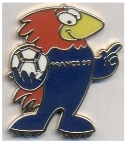 Pin (badge) FIFA World Cup 1998 France - Mascot #1 - Picture 1 of 1