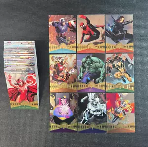 2024 Marvel Metal Universe Avengers - Retro Insert - Complete 50 Card Set - NM/M - Picture 1 of 10