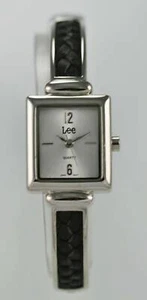 Lee Womens Watch Silver Stainless Steel Water Resistant Battery White Quartz - Picture 1 of 3