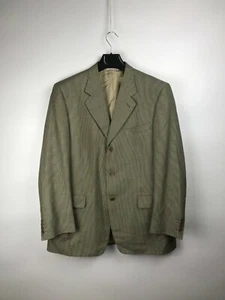 Canali Men's Three Button Blazer Jacket 54 44 Luxury - Picture 1 of 12