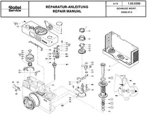 ROLLEI B35 Compact Film Camera Réparation/MANUEL D'ENTRETIEN - Liste des pièces TÉLÉCHARGEMENT SEULEMENT - Photo 1/1