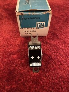 NOS GM 329856 Chevrolet GMC Blazer Jimmy Suburban Rear Window Switch Tail Gate