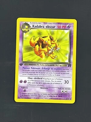 Pokémon TCG Dark Kadabra (Kadabra obscur) Unlimited Team Rocket FRENCH 39/82 - Image 1 of 2