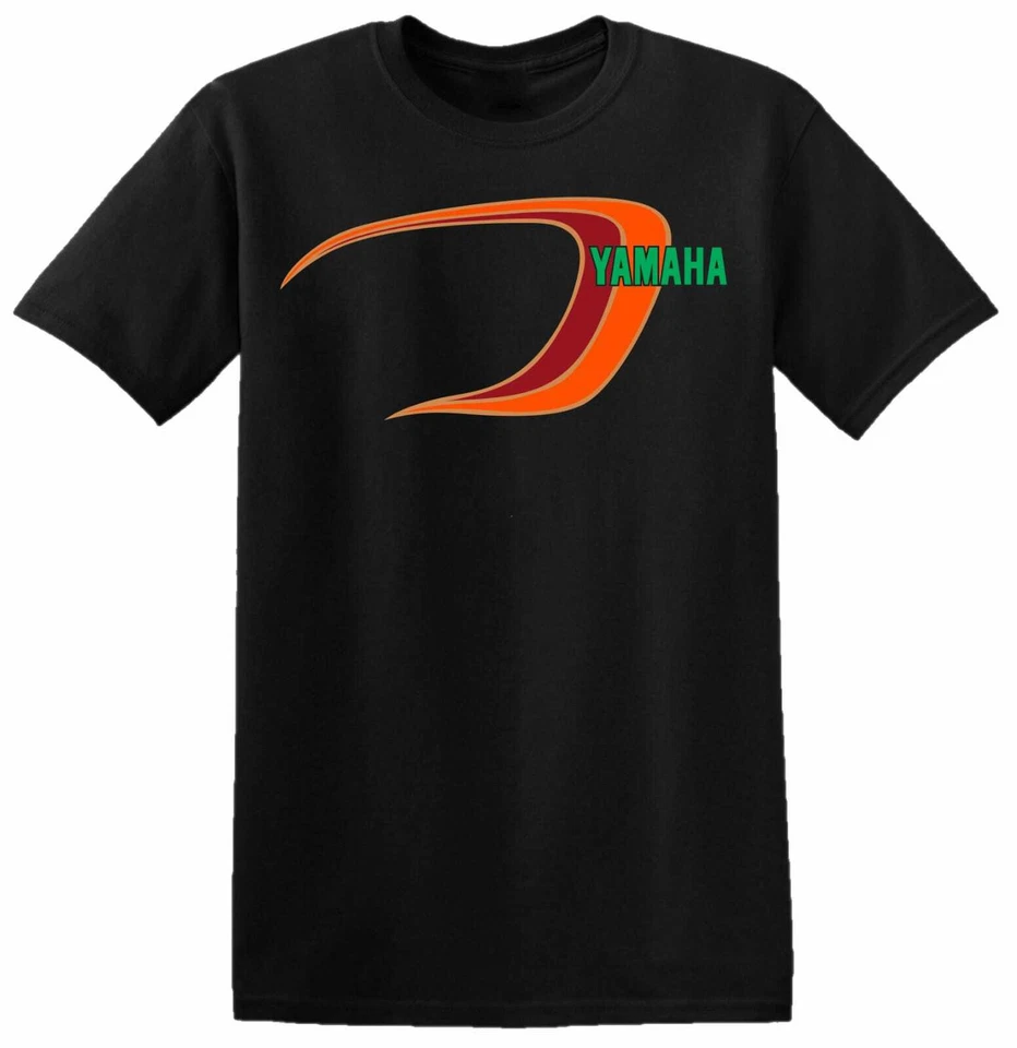 YAMAHA RD T Shirt 2 Stroke Retro Motorbike Motorsports Motorcycle Mens Top - Image 1 of 1