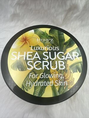 HEMPZ оригинальный цветочный банан травяной сахар скраб 7,3 унц / 176 г - новый и запечатанный - Изображение 1 из 4