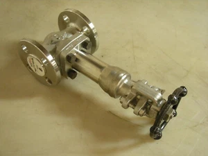 ILSHIN 3/4" Flansch 316 SS Faltenbalgschieber CL150 275 PSI Arbeitsdruck - Bild 1 von 6
