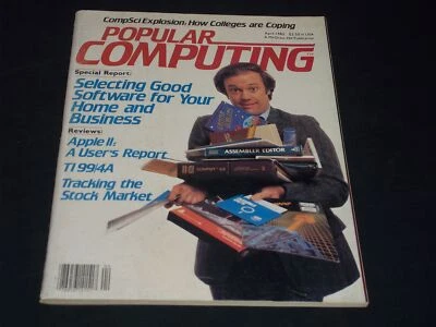 1982 APRIL POPULAR COMPUTING MAGAZINE - SPECIAL ISSUE FRONT COVER - H 8255 - Image 1 of 2