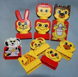 Oversized DUPLO Character Blocks ~ 18 pcs, Boy, Girl, Pets ~ VGC - Picture 1 of 2