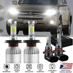 For Toyota RAV4 2001-2005 Bombillas faros LED Luz antiniebla haz alto/bajo 6000K - Bild 1 von 10