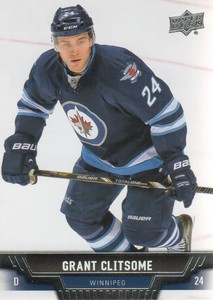 2013-14 Upper Deck Jets Hockey Card #306 Grant Clitsome