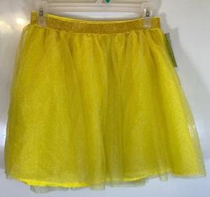 Cat & Jack YELLOW Tutu Sz XL 14/16 YOUTH Skirt Bottom NEVER WORN New With Tags - Picture 1 of 14