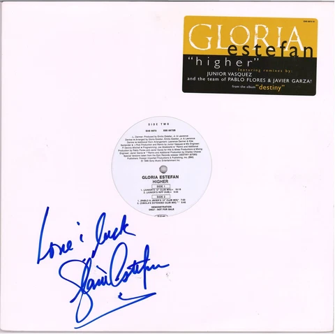 Gloria Estefan Music Album Fanatics Authentic COA Item#10729126 Cover
