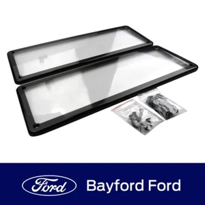 NUMBER PLATE COVER SURROUNDS - WATERFROOF STANDARD SIZE VIC / WA PLATES - Picture 1 of 5