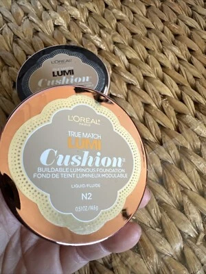 L'Oreal Paris True Match Lumi Buildable Cushion Foundation Shade N4 New Sealed - Image 1 of 4