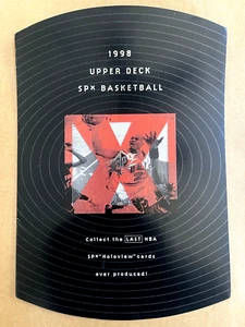 1998 Upper Deck SPx Dealer Only Die Cut PROMO Booklet MICHAEL JORDAN Vintage - Picture 1 of 7