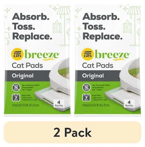 Cats Cat Litter Breeze Pads Spring Clean Fragranced Cat Litter Pads Refill Pack - Picture 1 of 9