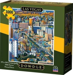 Rompecabezas de arte popular Dowdle; Las Vegas; 1.000 piezas - Imagen 1 de 2