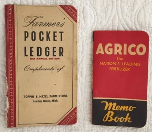 1948 1949 John Deere Farmer Pocket Ledger Harbor Beach MI Traktoren mit Bonus - Bild 1 von 9