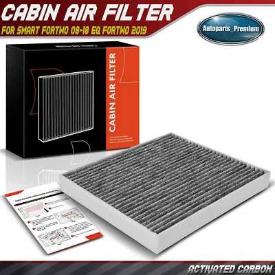 New Activated Carbon Cabin Air Filter for Smart Fortwo 2008-2018 EQ fortwo 2019 - Image 1 of 4