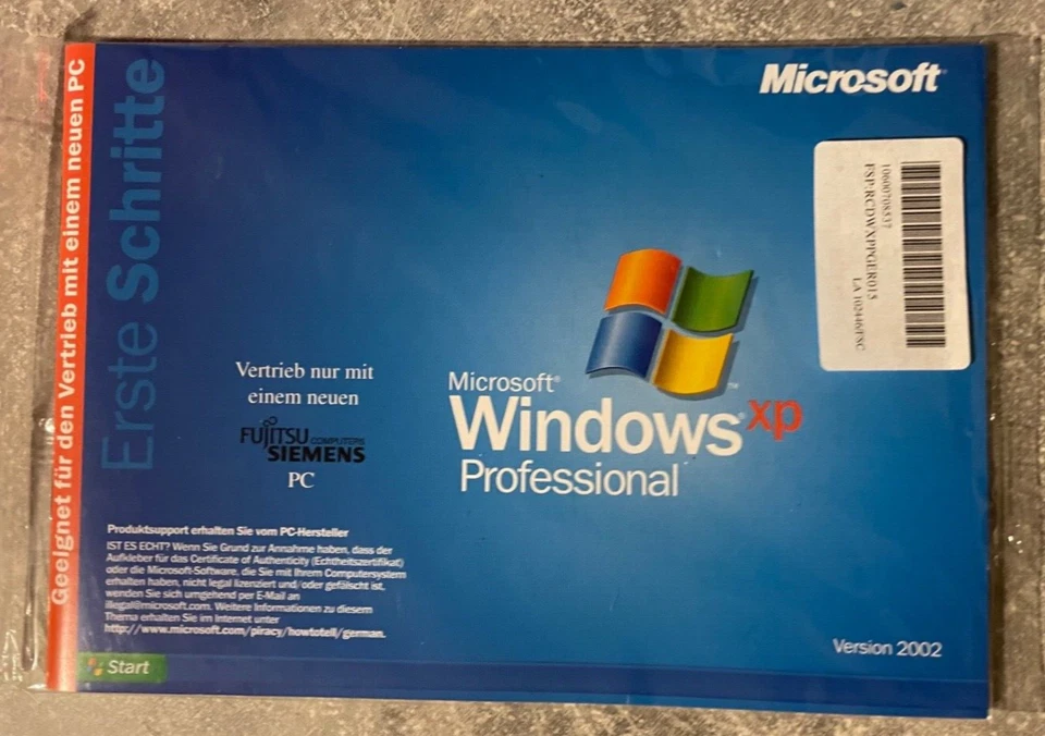 ORIGINAL Microsoft Windows XP Professional 2002 | CD/ROM | OVP *RARE* - Bild 1 von 1