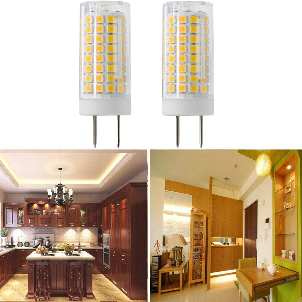 G8 Led Bulb 75W Halogen Bulb Replacement Dimmable 7W G8 Bi-Pin Base Bulbs 3000k - Image 1 of 4