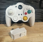 Block Head Wireless GameCube Wii Controller W/ Dongle UNTESTED FOR PARTS REPAIR