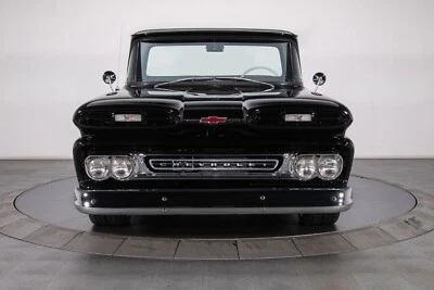 1961 Chevrolet C10 front blk | 24x36 inch POSTER | classic truck - Image 1 of 2