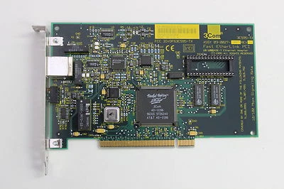 Adaptador PCI Ethernet 3COM 3C595-TX FAST ETHERLINK PCI 10/100BASE-T Foto 1 de 3