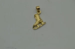 14k GOLD ICE SKATING SHOE (931)     - Picture 1 of 2