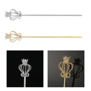 Rhinestone Scepter Handheld Cosplay Dress up for Pageant Masquerade Party - Picture 1 of 6