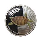 elf Australia 50 Cents 2011 P Silver Proof The Reef  Hawksbill Turtle  OGP