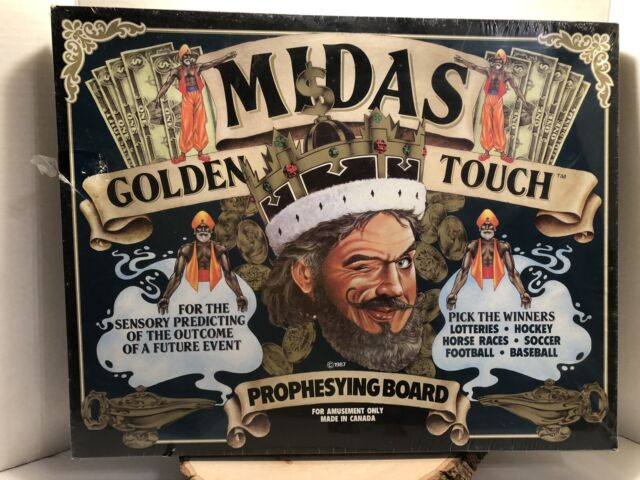 Midas Golden Touch Prophesying Board 1987 EUC