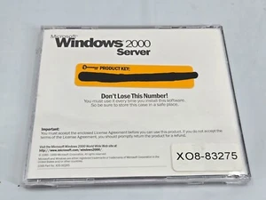 Microsoft Windows Server 2000 w/ 5 client CD - Picture 1 of 3