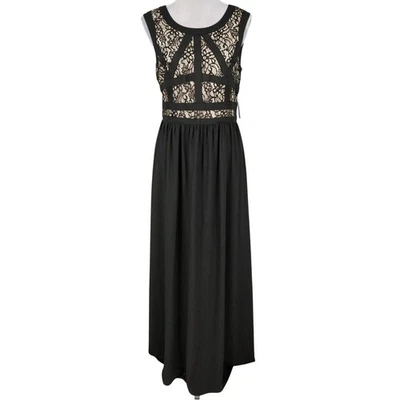 Tahari платье женщин 10 черный бежевый кружева эластичной вязаное платье Avery выпускного вечера свадьбы новый - Изображение 1 из 4